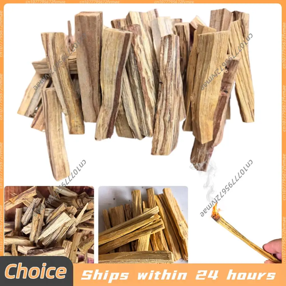 5-20pcs Palo Santo Natural Incense Sticks Wooden Smudging Stick for Indoor Purifying Yoga Healing Aromatherapy Burn Wooden Strip