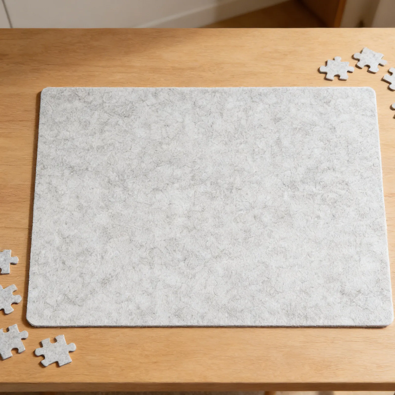 Foldable Non-Slip Felt Puzzle Mat for 500 Piece Jigsaw Puzzles Portable Foldaway Puzzle Board Table Mat for Home School Travel
