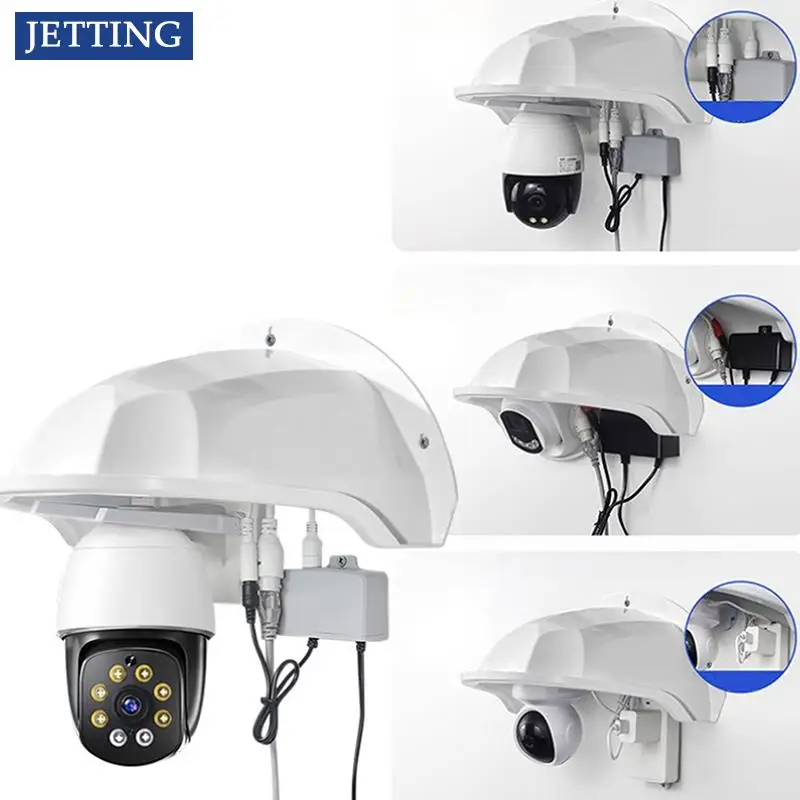 1PC Protective Covers Shield Wall Waterproof Rainproof Cover Turret Dome Cameras Protection Box Security Camera Protection Case