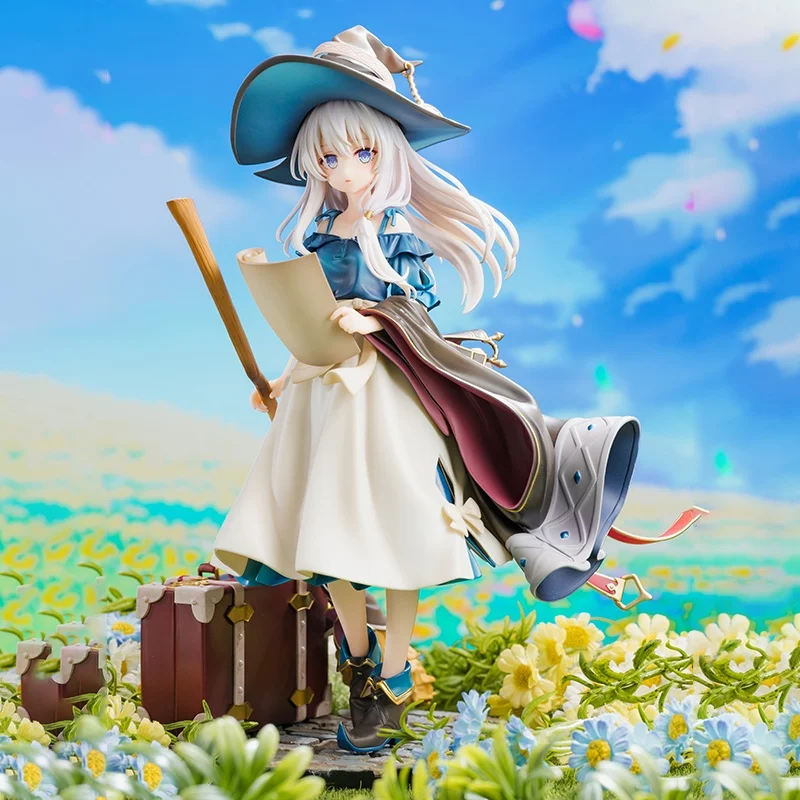 

Elena Anime Figure Cute Girl Witch Tour Initial Summer Blue Collectible Model Decoration Action Toy Figure Collectibles