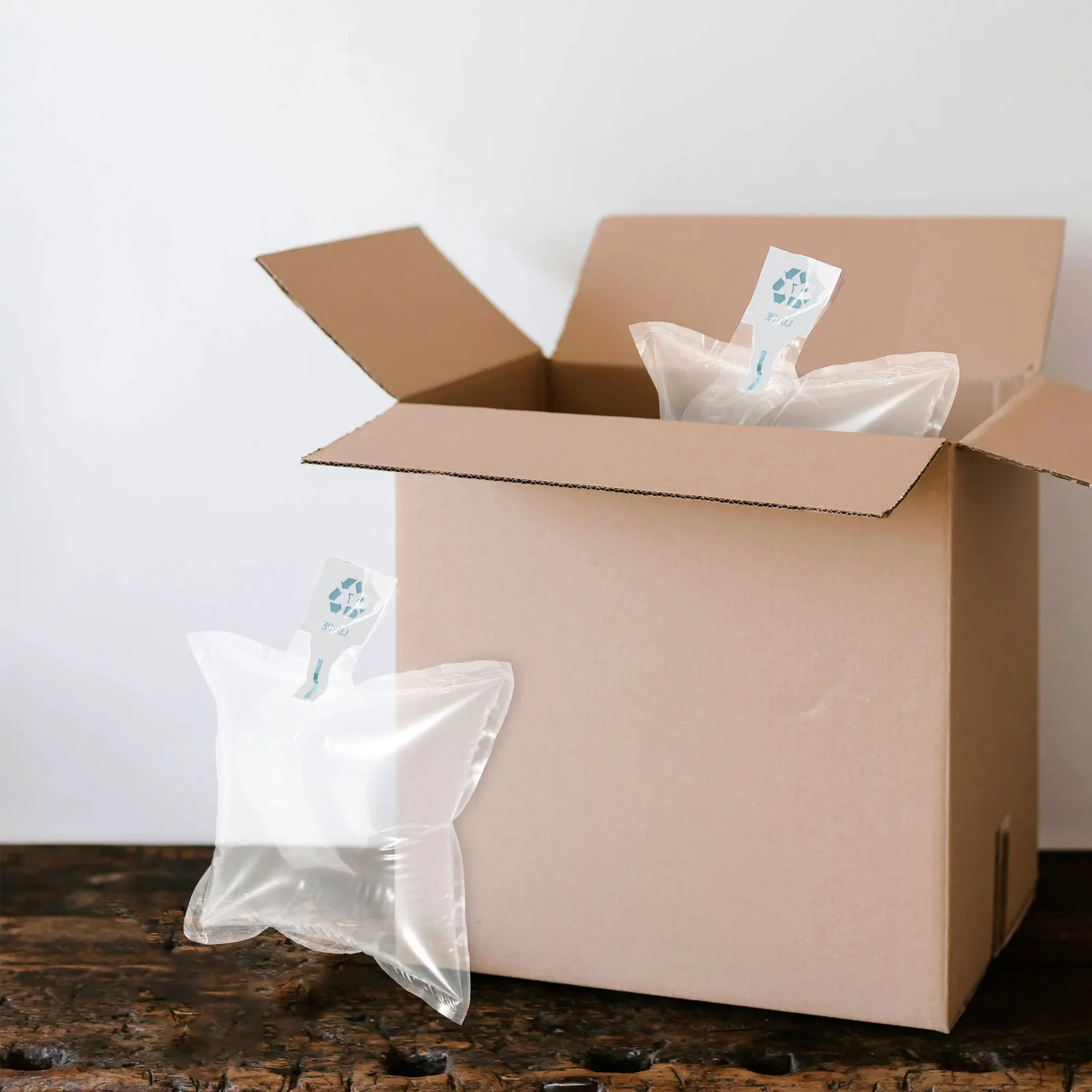 100Pcs Anti-Shock Air Packaging Bags Inflatable Protection Cushioning Packing Airbags for Shipping Packaging Inserts to Keep