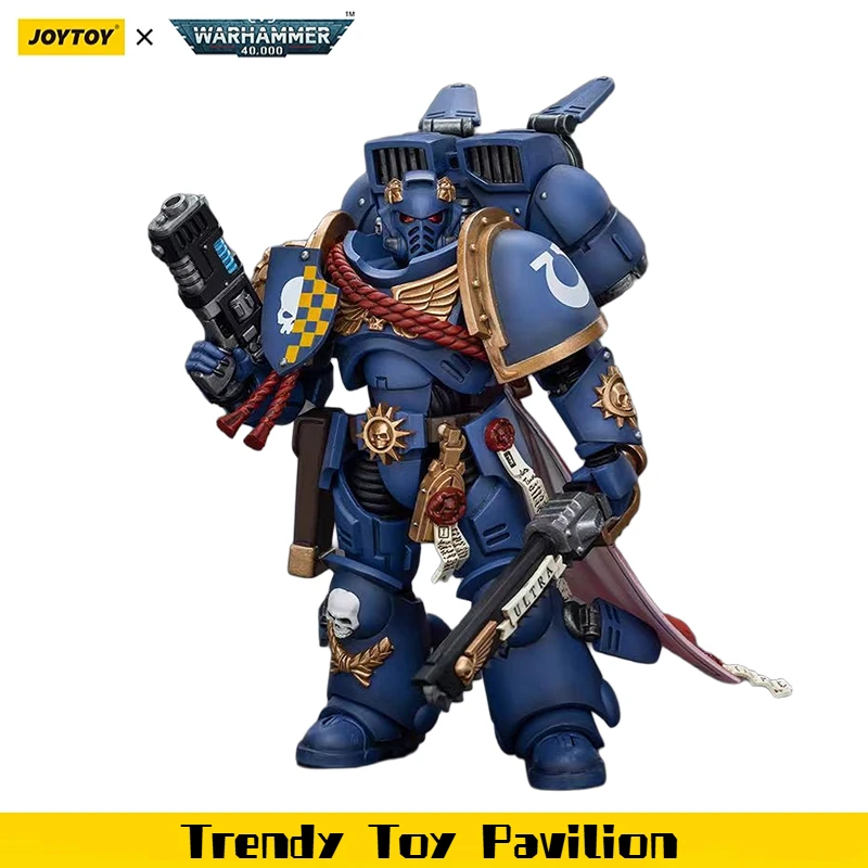 

【JOYTOY】Warhammer 40K Ultramarines Captain with Jump Pack 1/18 Action Figure Model Toys
