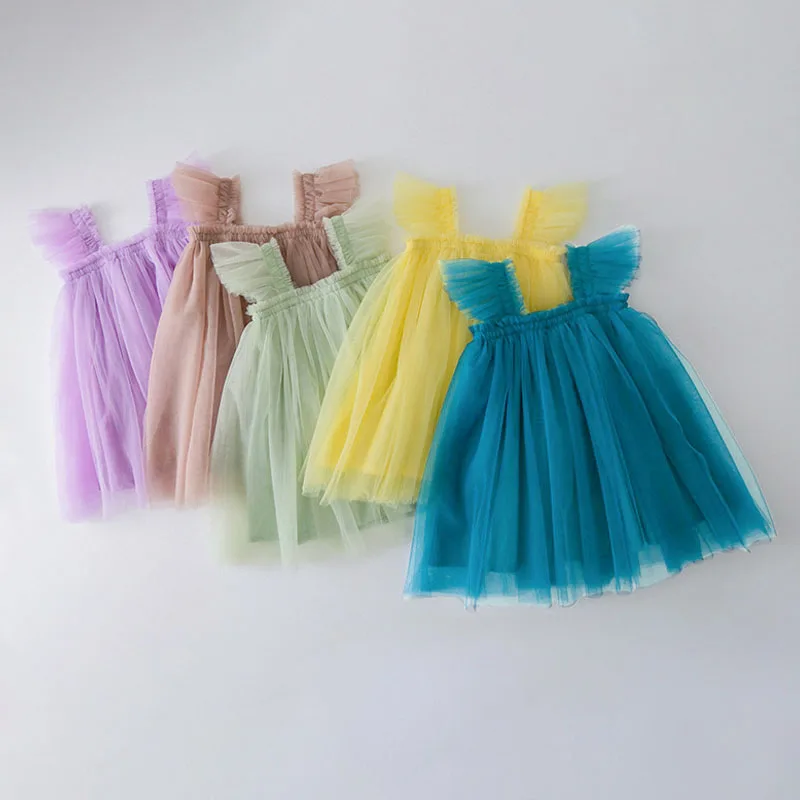 Baby Girls Dress for Summer Tulle Lace Vestidos Wedding Party Kids Dresses for Girls Princess Girl Dress