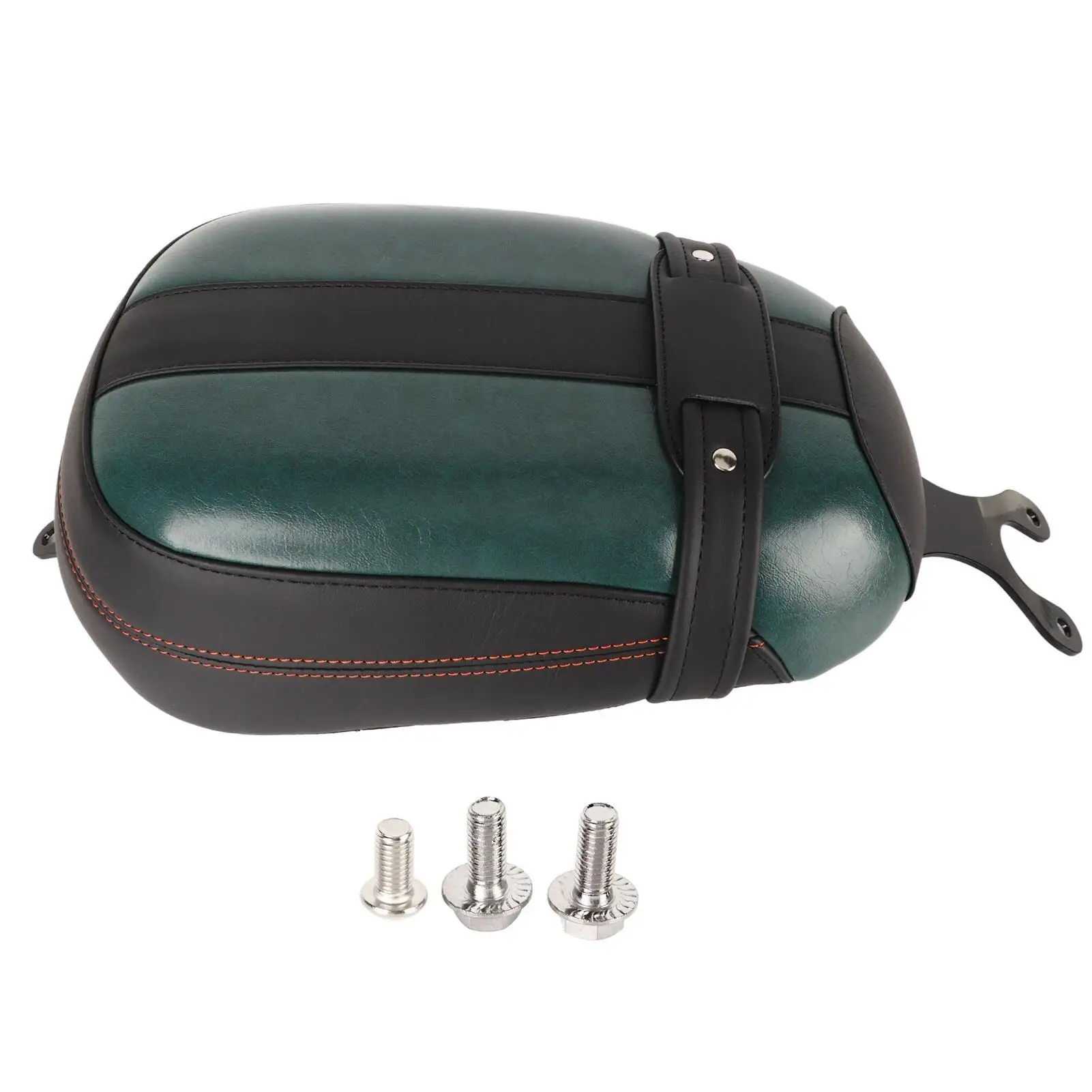 

Passenger Saddle Pad Easy Installation Rear Passenger Pillion Soft Artificial Leather Relieve Fatigue for motorbike