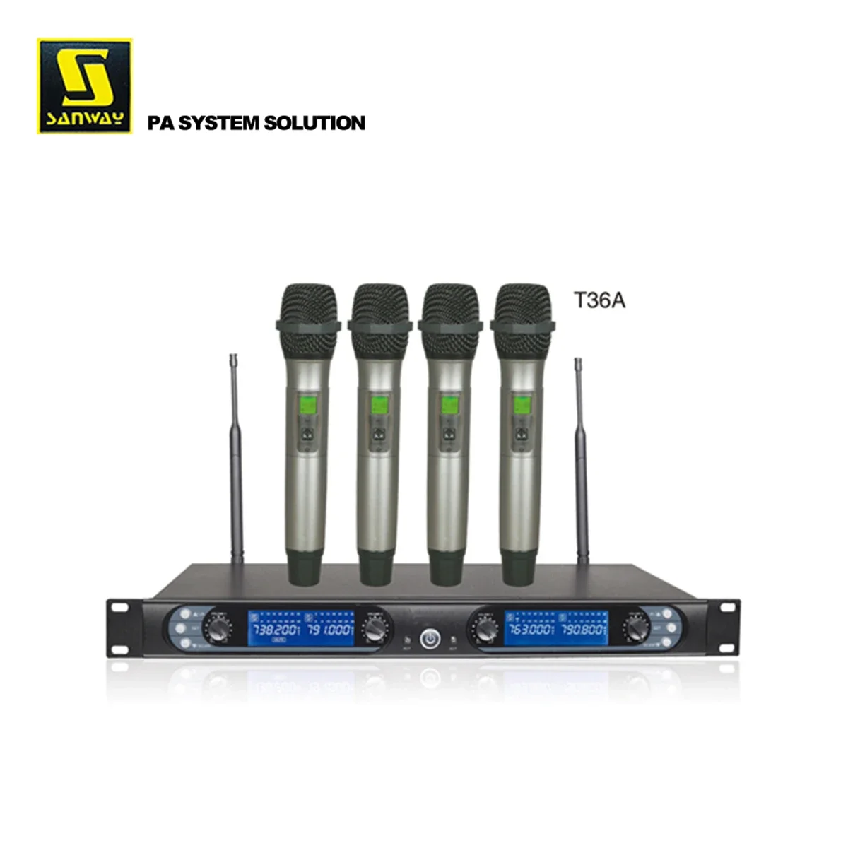 

8845C Four Channel Handholds Wireless Microphone for Karaoke