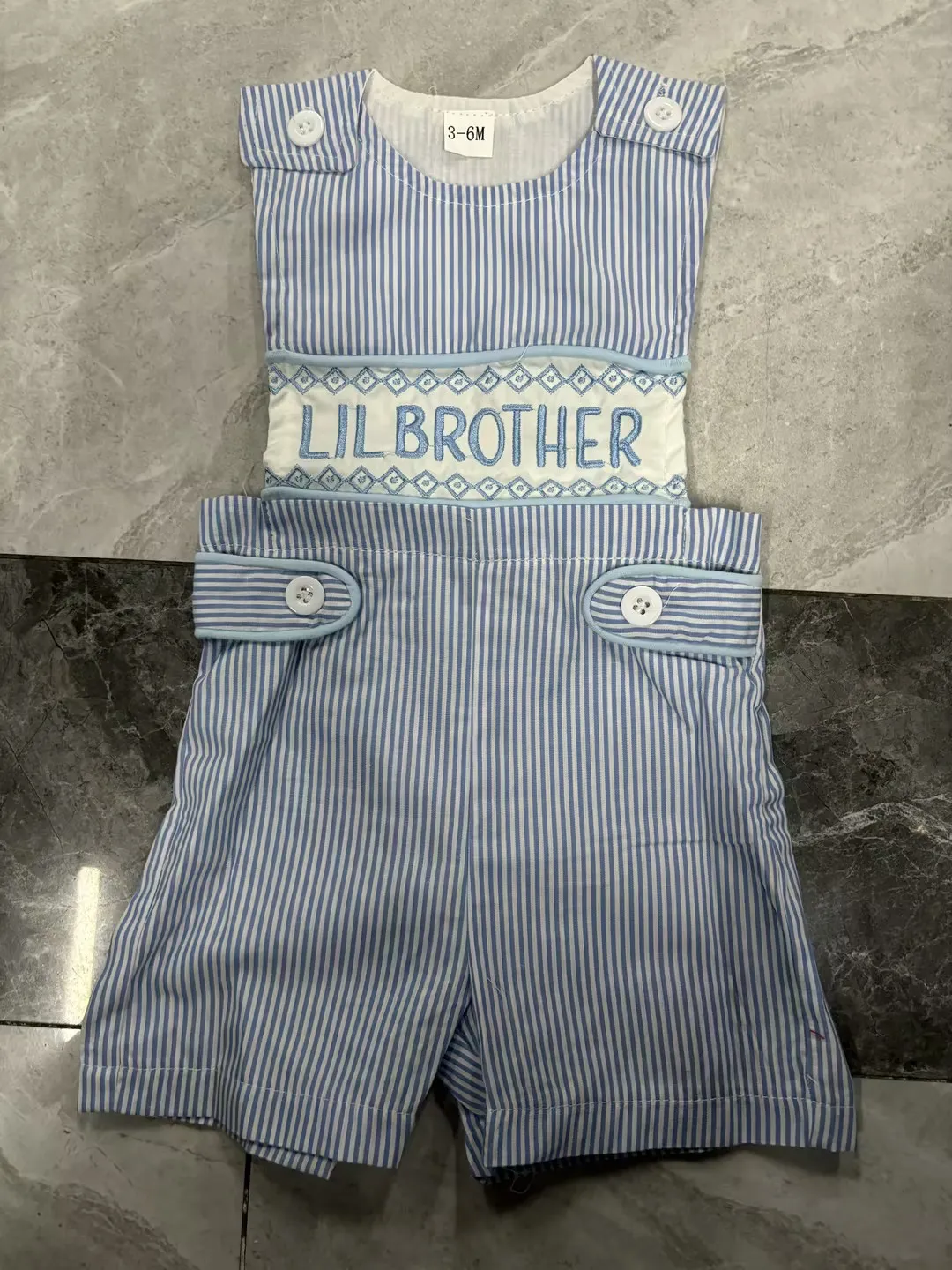 

Infant Boy Romper Sleeveless Round Neck Jumpsuit with Letter Embroidery for Summer Newborn Playsuit for Stylish Babies