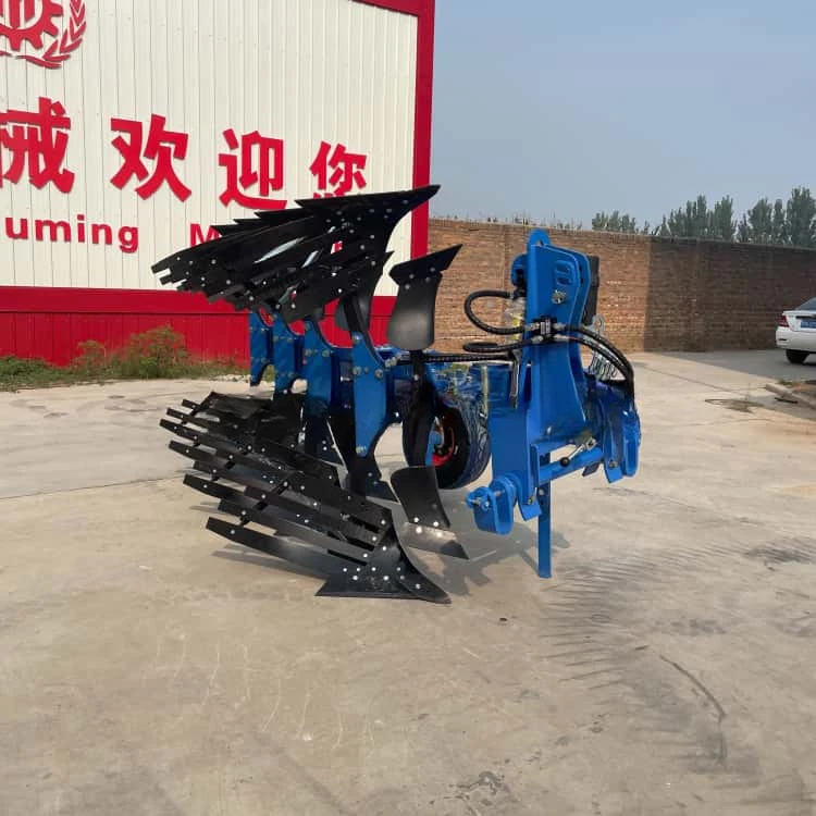 Farm Tractor Hydraulic Reversible Plough Heavy Duty Turning Deep Furrow Plough Machine For Sale