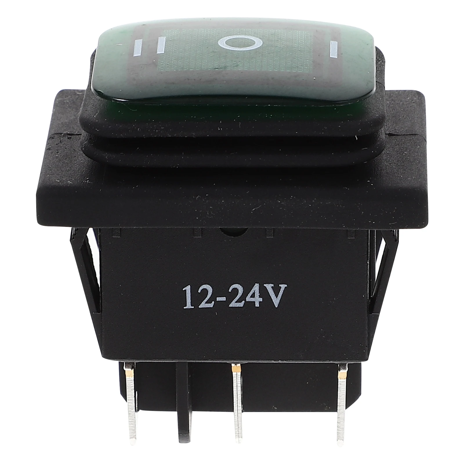 

6 Pin Waterproof Car Boat Rocker Switch 12V SILVER Terminal Dust Low Pressure Water Round Square Toggle Marine Accessories