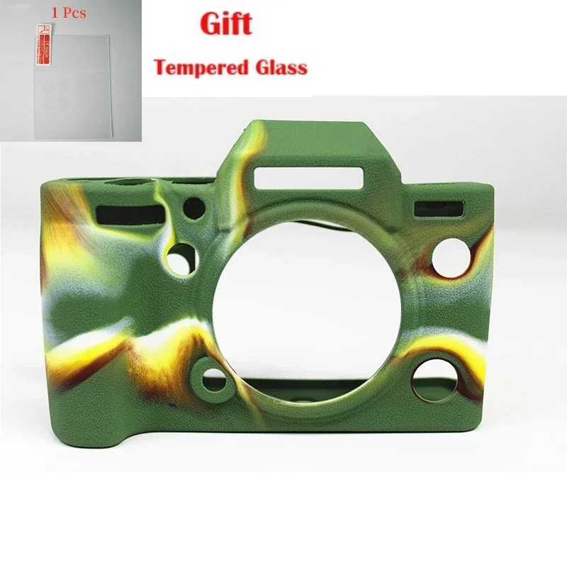 

Protective cover, soft rubber case For FUJIFILM Fuji X-T4 camera bag silicone cover xt4 + Tempered Glass LCD Protective Film