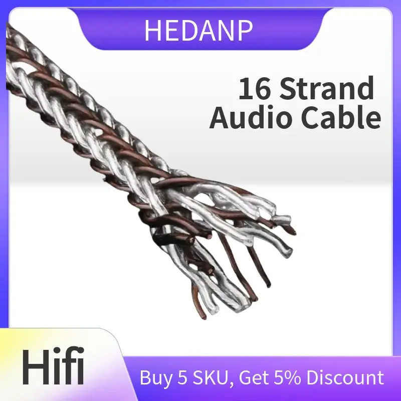 

Провод для динамика Hi-End Audio Line Кабель усилителя Cabo OCC Медь Стерлинговое серебро Смешанная оплетка DIY Banana RCA DVD TV AMP Кабели