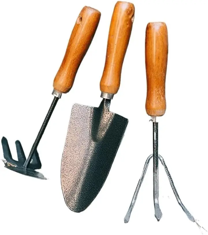 Three-piece Gardening Tool Set Flower Cultivation Loosening Shovel Digging Soil to Plant Flowers