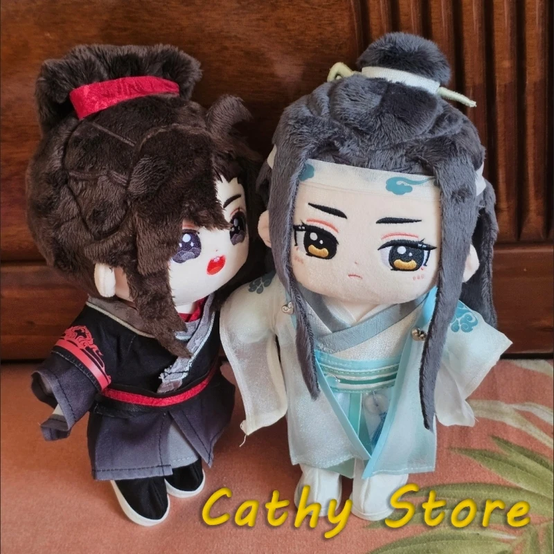 

20 см плюшевые куклы Mo Dao Zu Shi периферийные устройства Wei Wuxian Lan Wangji плюшевая кукла аниме фигурка модель куклы декор коллекционные официальные подарки