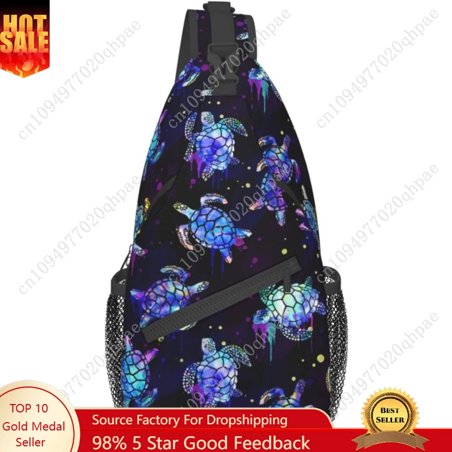 

Butterflies Sling Bag Crossbody Sling Backpack for Women Men Travel Hiking Daypack Chest Shoulder Bag