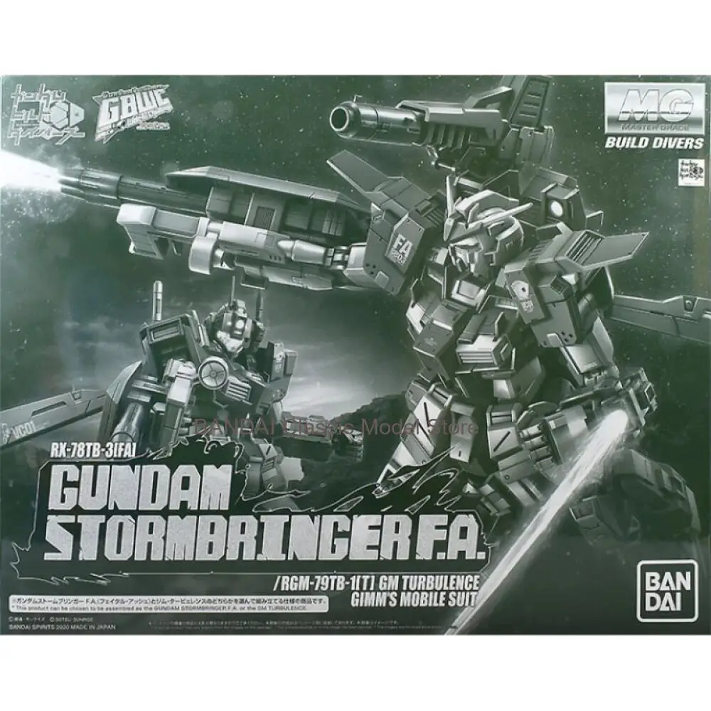 

Bandai MG Gundam Stormbringer F.A. GM Turbulrnce 1/100 Mobile Suit Gundam Model Kit Toys for Boys
