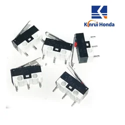 100pcs mouse switch 2A 3-pin micro switch with handle 2A 125VAC YD-012-13.5-2