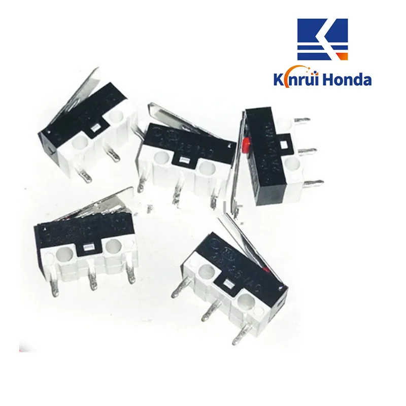 100pcs mouse switch 2A 3-pin micro switch with handle 2A 125VAC YD-012-13.5-2
