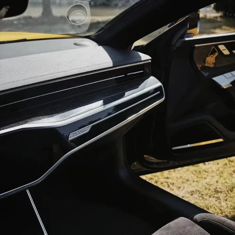 Real Carbon Fiber Interior for A6 A7 C8 2019-2025 Car Interior Modification Upgrade RS6 RS7 Same Style 8-Piece Set