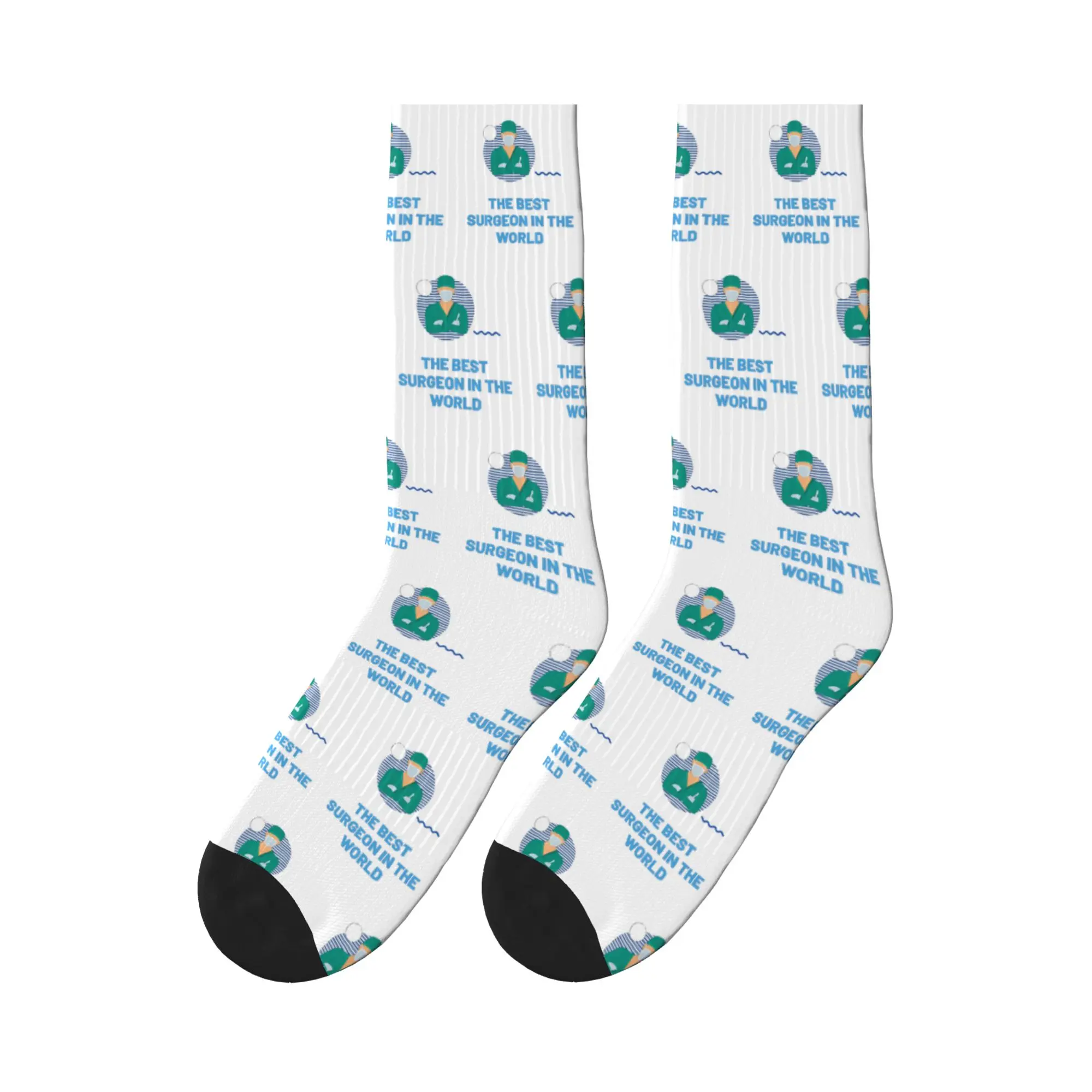 

The Best Surgeon in the World Sports Socks Super Soft Stockings All Season Long Socks for Man's Woman's Birthday Present