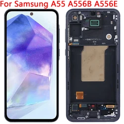 Super AMOLED For Samsung Galaxy A55 LCD Display Touch Screen With Frame 6.6