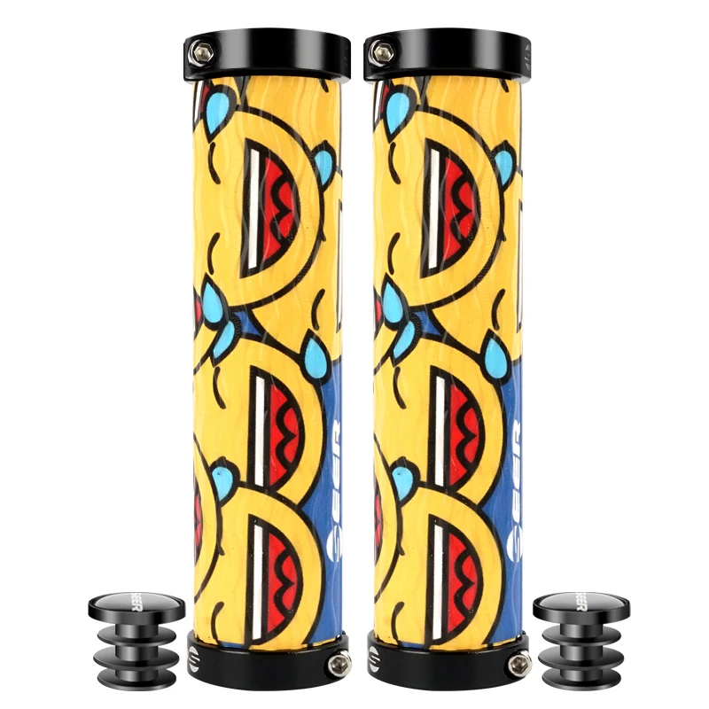 AliExpress SEER Bicycle Grips MTB Bike Handbar Grips Rubber Bilateral Lock Mountain Bikes Handlebar Grips Non-slip Cycling Bike Accessories