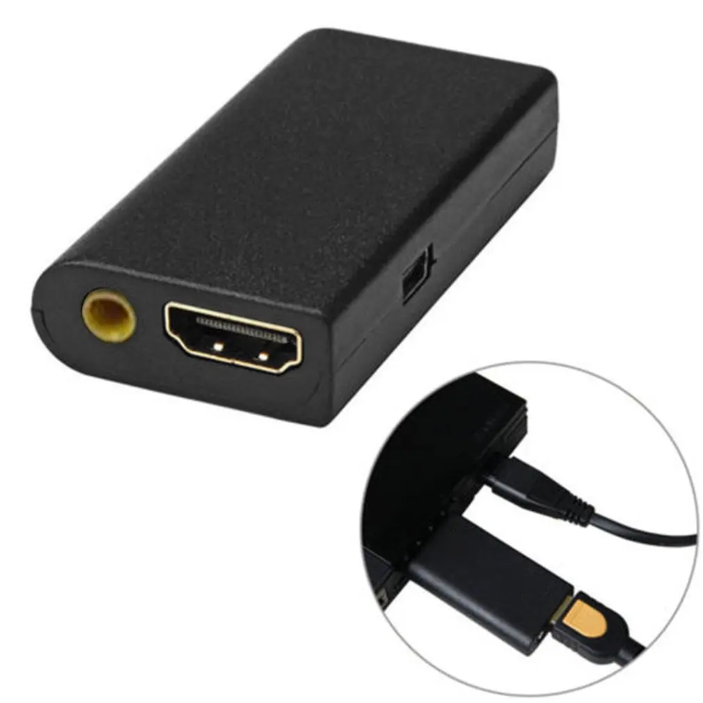

PS2 To HDMI-compatibale Converter Audio Video Adapter Cable With 3.5mm Audio Output Support All PS2 Display Modes Dropshipping