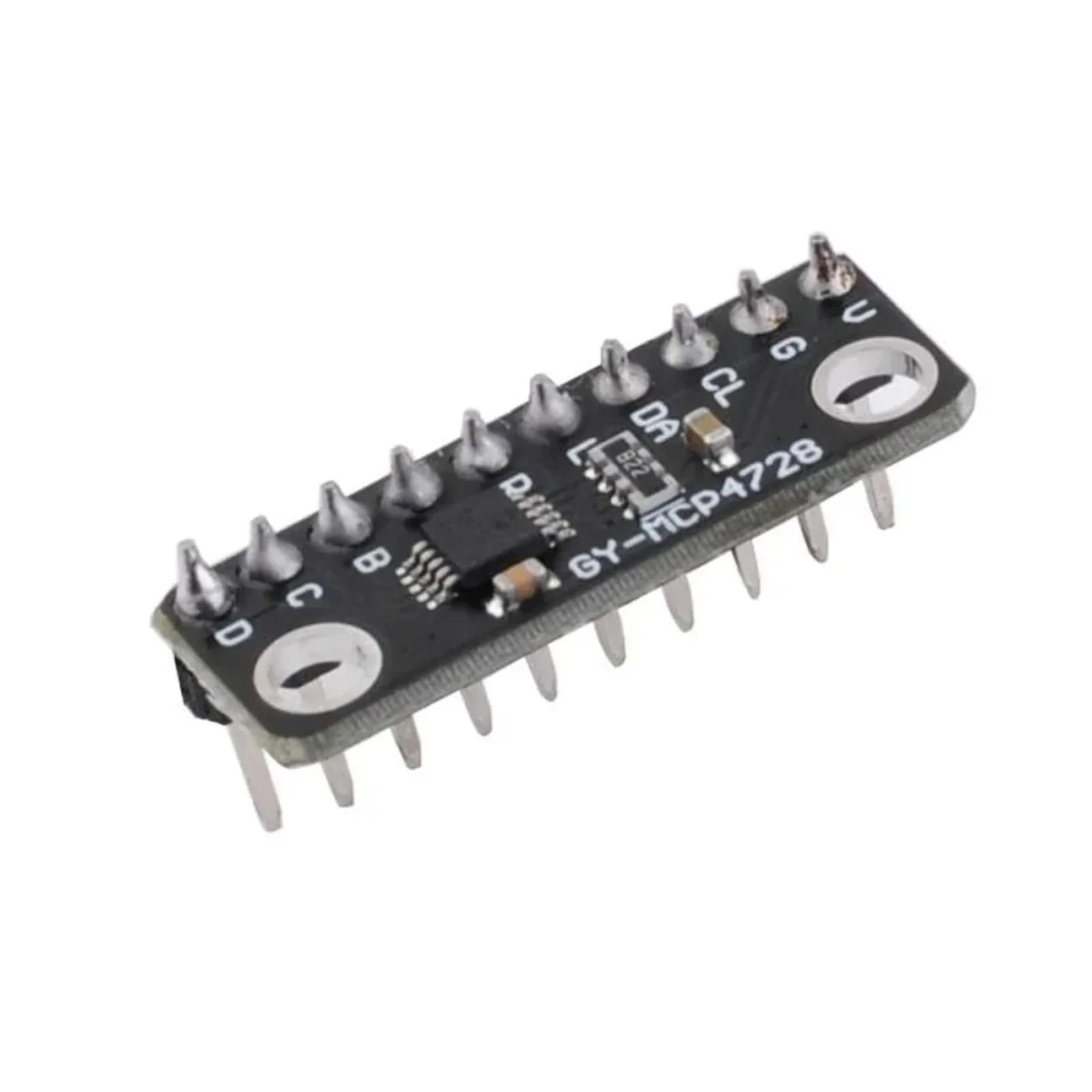 5pcs GY-MCP4728 12 Bit 12bits I2C Digital to Analog Converter DAC Breakout Sensor Module Soldered Pin Headers MCP4728
