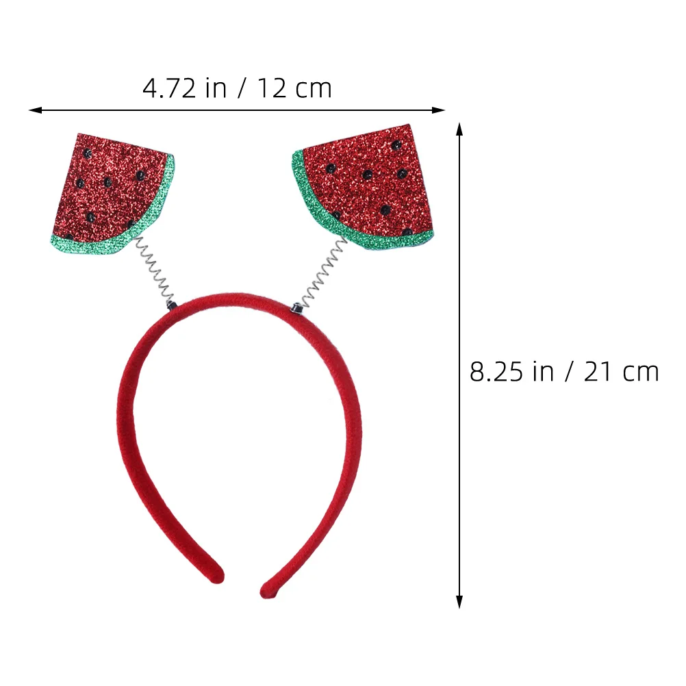 2 stuks fruithoofdband simulatie 3D realistisch ontwerp elastische pasvorm zomerfeest foto rekwisieten fruit haaraccessoires