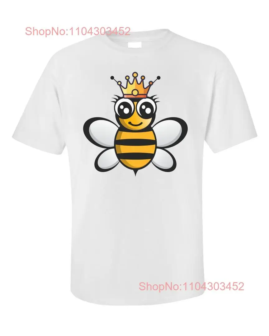 Cute Queen Bee T Shirt Bumblebee Lover Women's Fast Shipping long or short sleeves