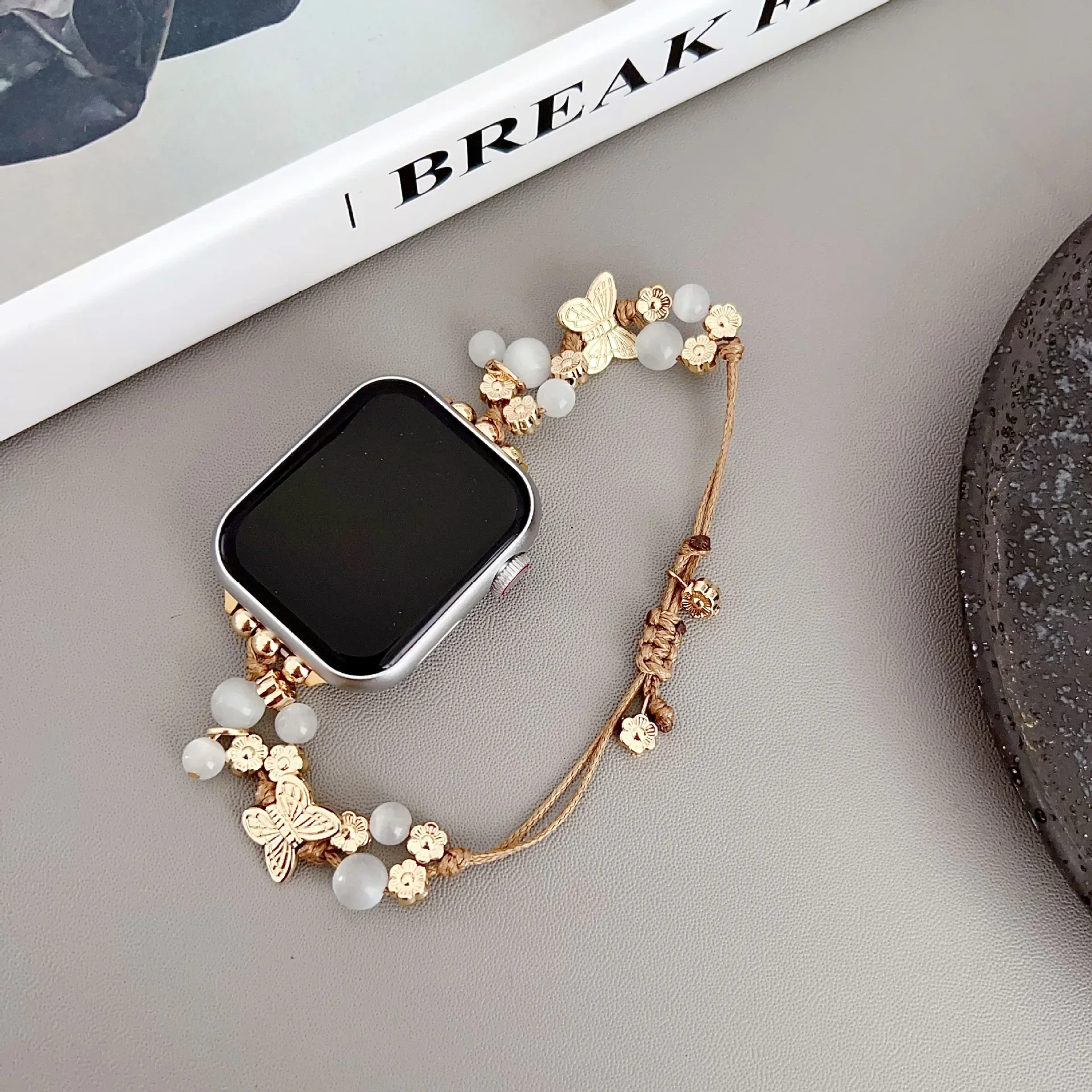 Eccellente braccialetto a farfalla per cinturino Apple Watch serie 10/9/8/7/6/5/4 SE 40mm 41mm 42mm 44mm 45mm 46mm 49mm cinturino