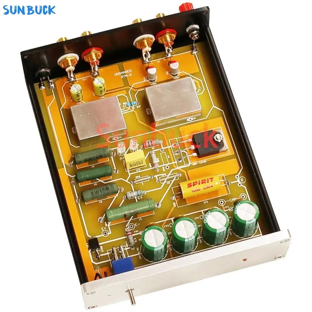 Sunbuck منخفضة الضوضاء MC تتحرك لفائف فونو Preamp 10 مرات التكبير مناسبة لمشغل تسجيلات الفينيل فونو المضخم