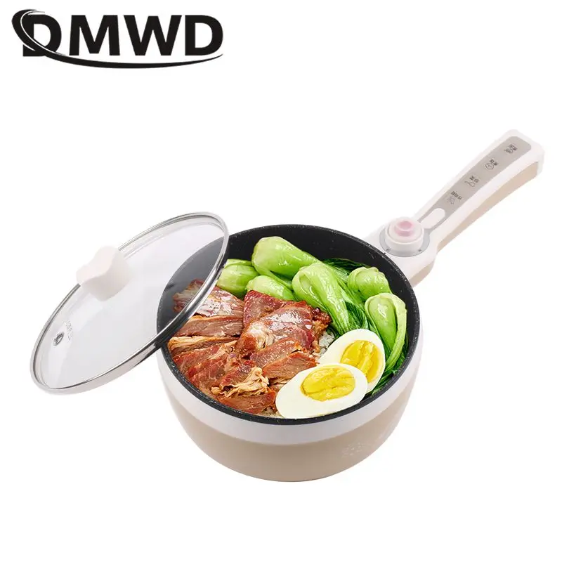 Dmwd-多機能電気フライパン,加熱装置,マルチクッカー,スーププレート付き,麺と卵用