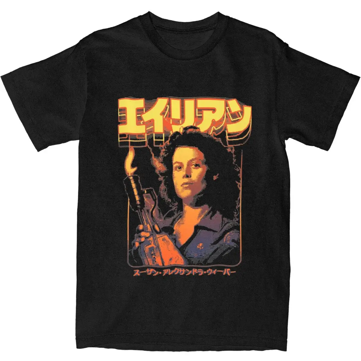 Funny Alien Ellen Ripley T-Shirts Men Women 100% Cotton Tee Shirt Printed Clothes