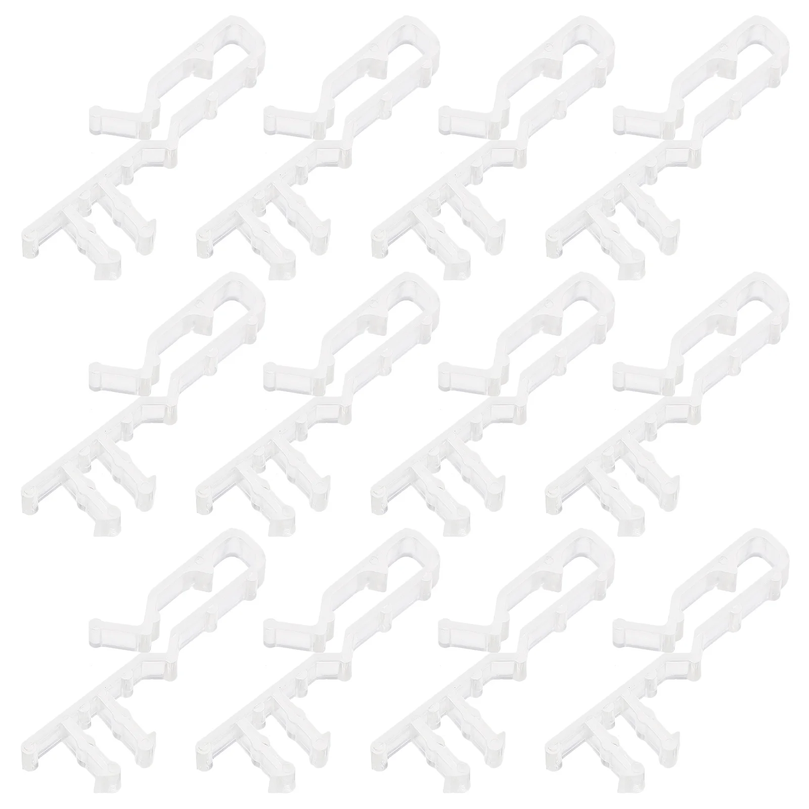 

Alipis 12Pcs Clear Acrylic Valance Clips for Window Blinds Lightweight Secure Grip Curtain Accessories Easy to Use and Store
