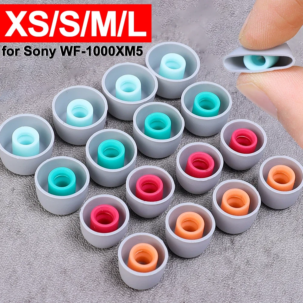 Noise Cancelling Earbuds Soft Silicone Earplugs for Sony WF-1000XM5 1000XM4 1000XM3 Wireless Earphone Ear Tips Ear Covers