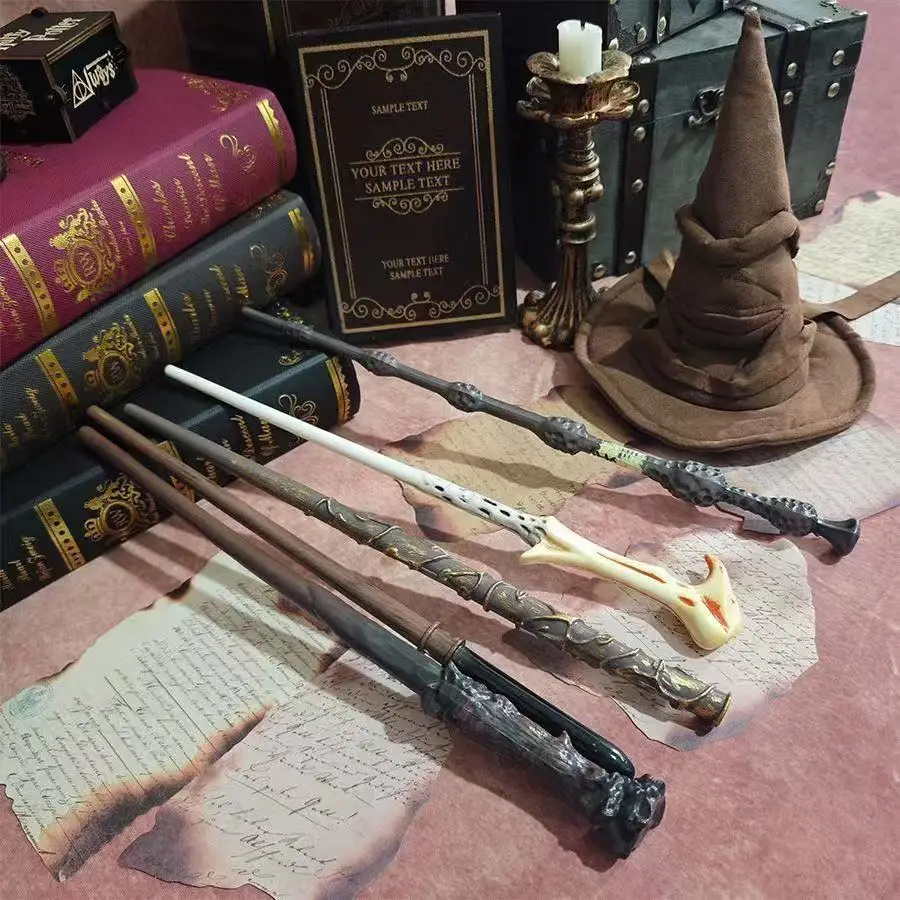 عصا هاري بوتر، عصي جلوبس، عصي سحرية، مشدات، هيرميون، دمبلدور، عصا المكنسة، مالفوي، بضائع #3