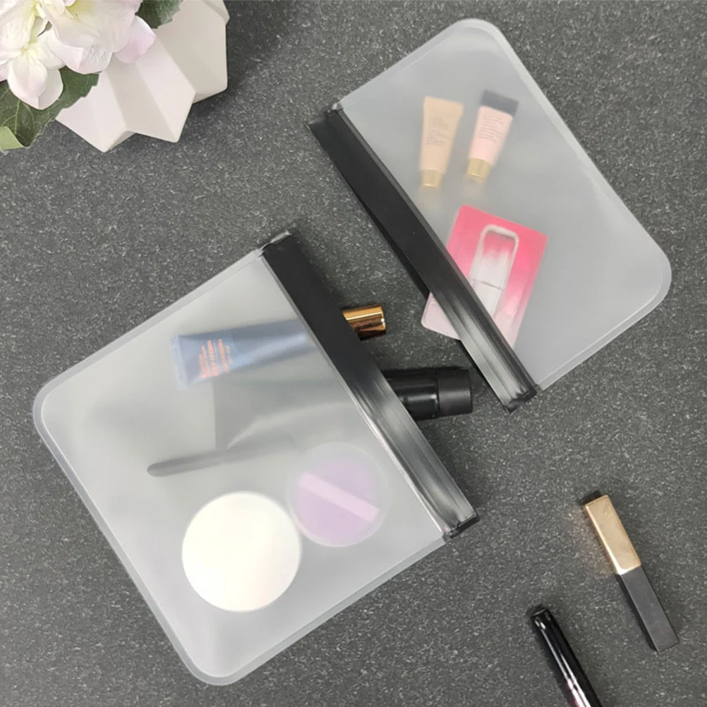 

3Pcs Clear Makeup Bags Transparent Organizer Travel Portable Storage Pouches Toiletry Bags Clear Makeup Bag