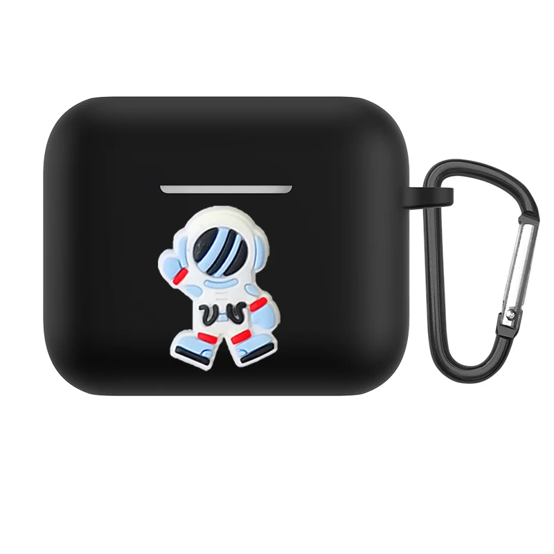 لطيف الكرتون الحال بالنسبة QCY T10 حالة لطيف ديناصور مضحك بطة الحيوان مكافحة سقوط سماعة سيليكون الحال بالنسبة QCY T 10 غطاء