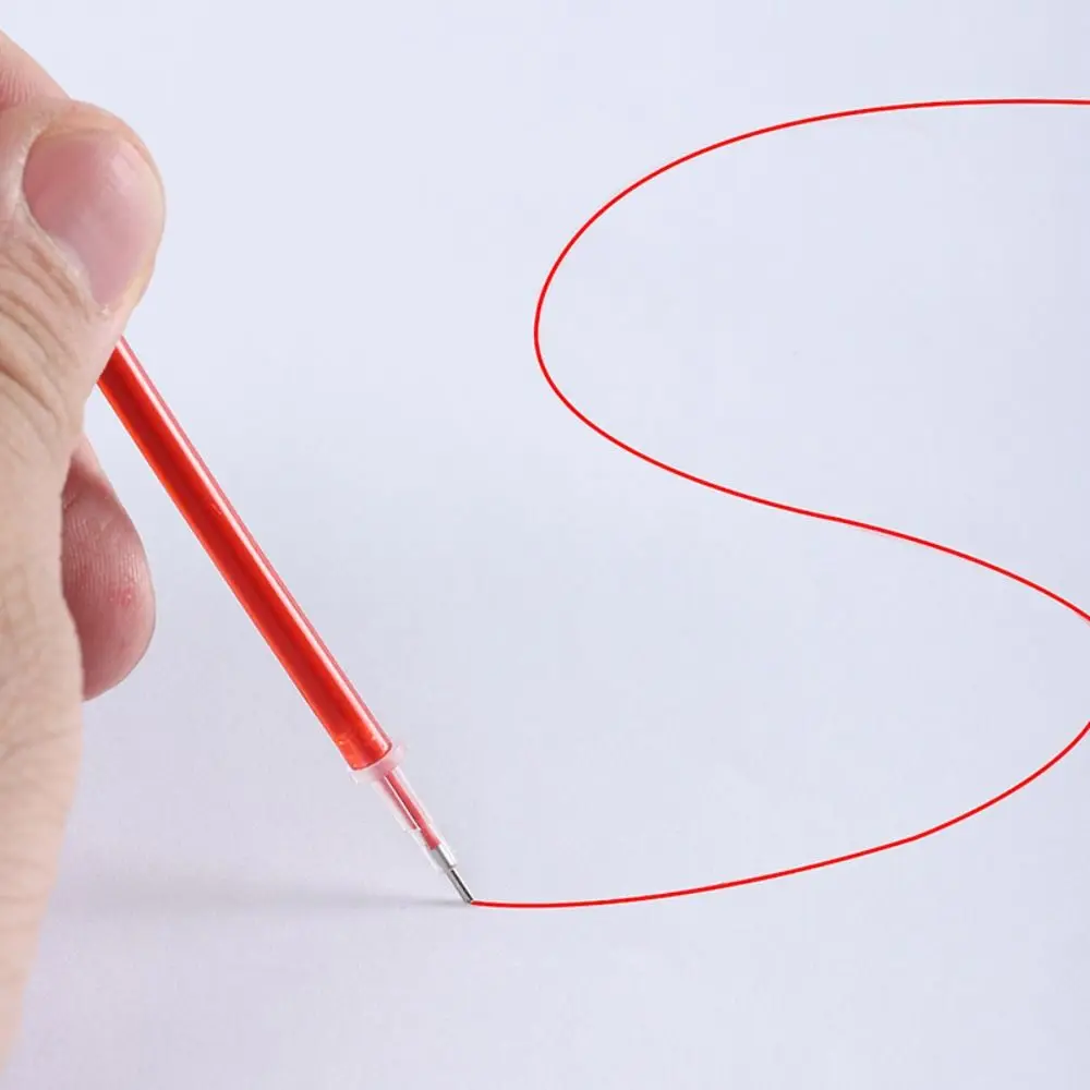 

Набор из 10 шт. стержней для гелевых ручек 0,5 мм с цветными чернилами, стираемый, для письма, нейтральный, сменный, канцелярские принадлежности