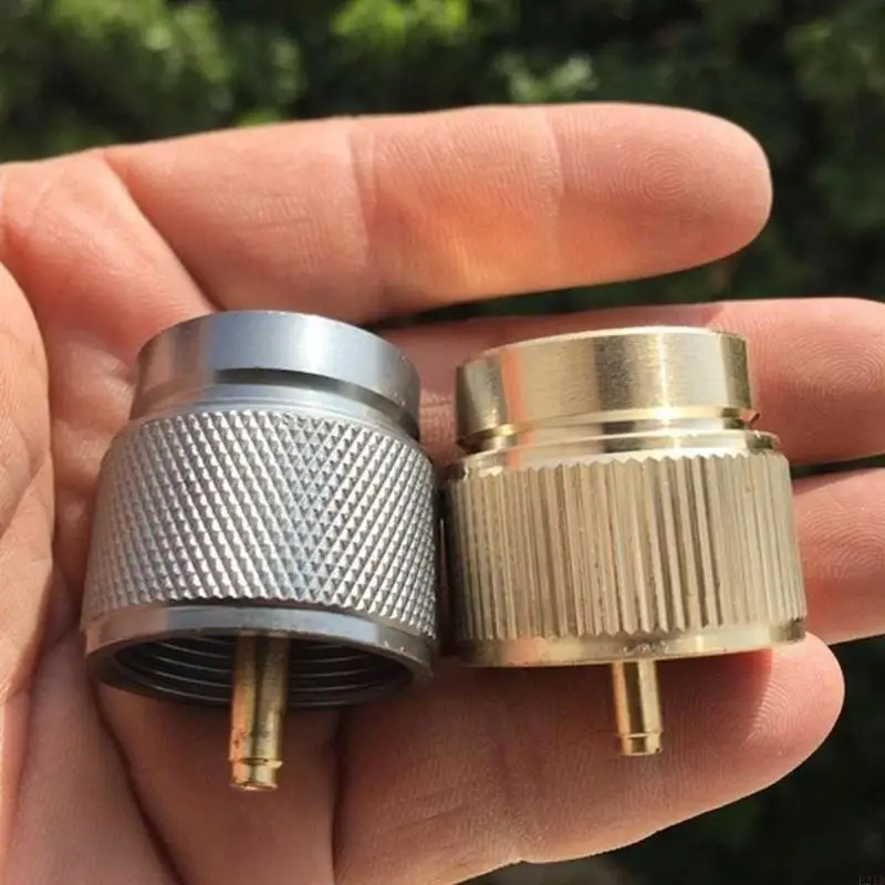   Camp Gas Adapter Refills Flat Tanks Conversion Adapter Gas Stove Refills Adapter