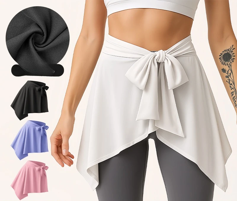 

Спортивная юбка-комбинезон с регулируемыми бретелями, прикрывающая бедра, скромная юбка для йоги