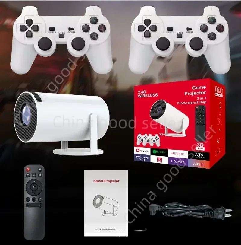 Game Version Projector HY300/P30/HY320 4K Android 11 High Definition Home Game Console