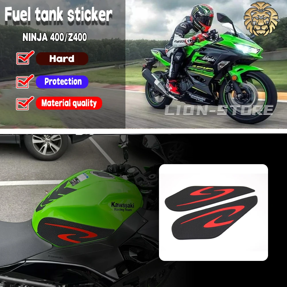 

Противоскользящий наколенник для масляного бака для KAWASAKI NINJA400 Z400 NINJA 400 Z 400 2018 2020 2021 2022 2023 Мотоциклетные аксессуары