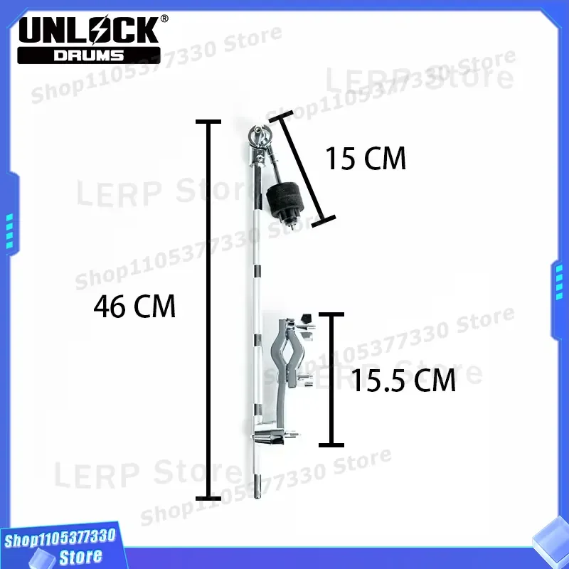 Universal Rubber Cymbal Clip for Drummers Portable Single Instrument Accessory Durable Holder for Percussion Kit Practice