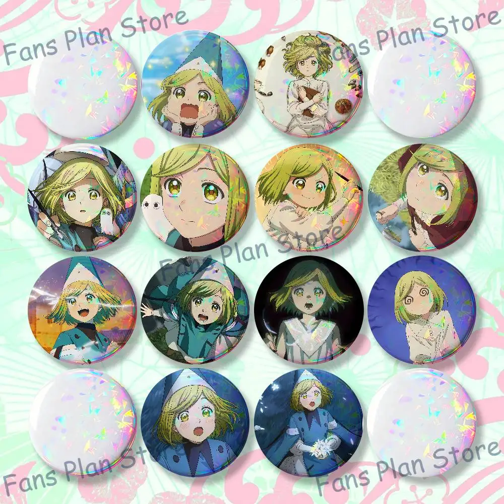 W-Witch Hat Coco A-Atelier Brooches For Backpack Accessories 25mm,32mm,48mm,58mm,75mm Round Enamel Pins Cartoon Badge