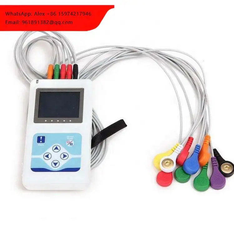 Ruiba 2025 New Product Holter ECG Monitor Price 12 Channels Ambulatory ECG Device For 24Hours