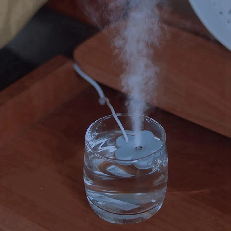 เครื่องเพิ่มความชื้นในแบบพกพาขนาดเล็กออกแบบให้มีการปิดผนึกสาย USB เครื่องพ่นไอน้ำในการเดินทางแบบไม่มีถังสำหรับห้องนอน