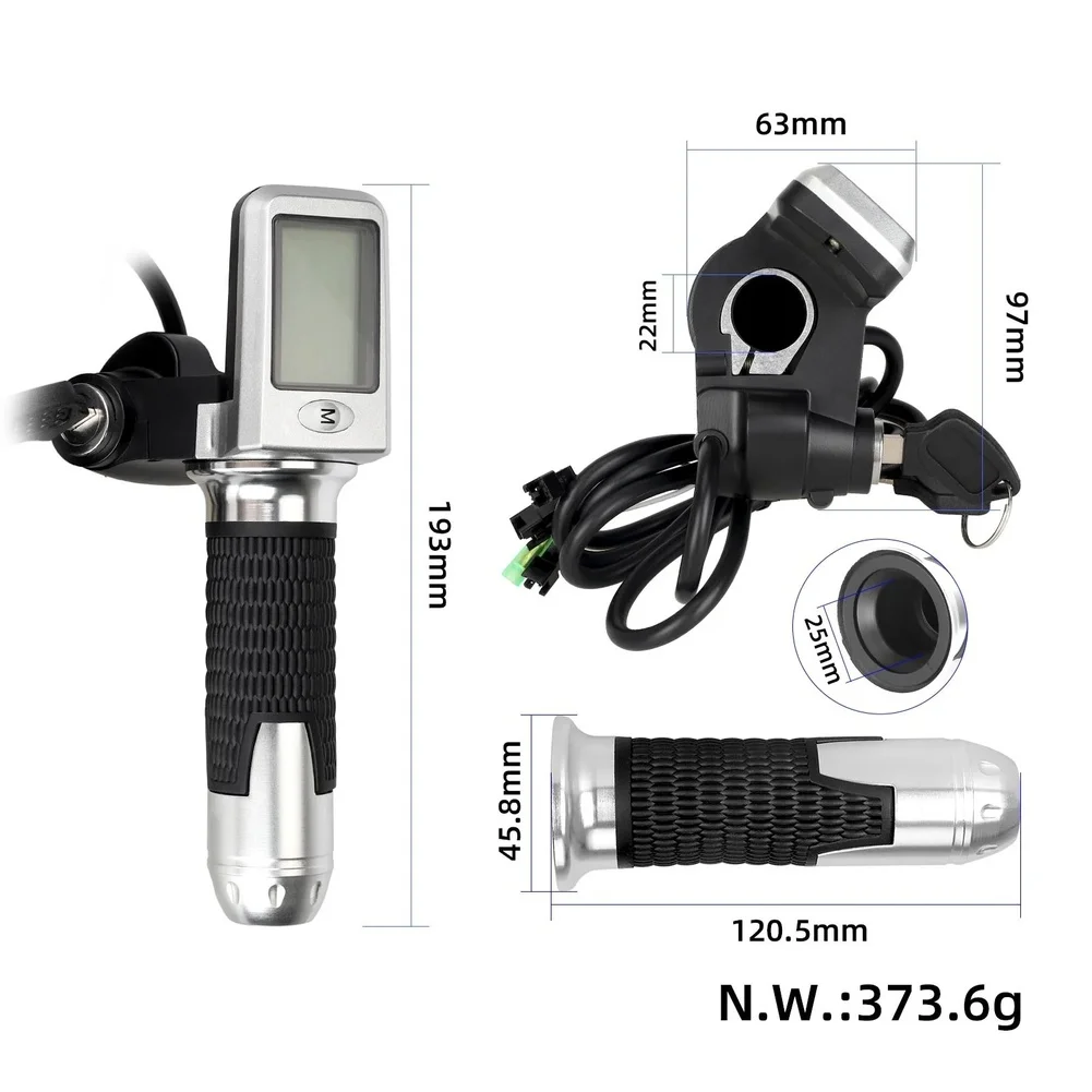 Scooter for accelerator Electric Scooter Throttle Electric Scooter Accessory Multi-model Compatibility Built-in Security Key