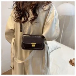 Retro Saddle Female Crossbody Bag Autumn Winter New Women's Texture Luxury Brand Shoulder Bag Simple Designer Crossbody Bag