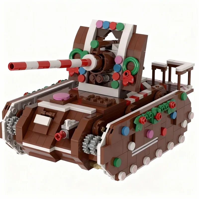 

893pcs MOC Gingerbread Basilisk Seasonal Christmas Model Building Blocks Construction Toy Christmas Gifts DIY Creative Idea