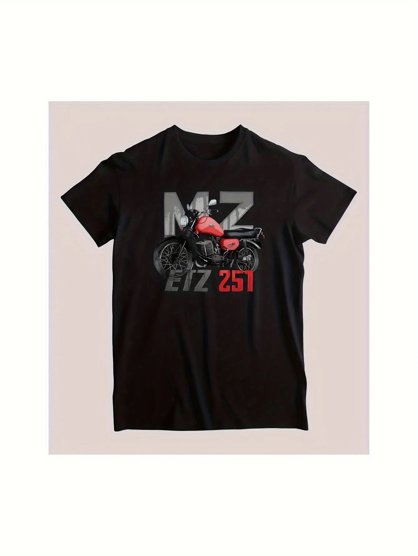 

Летний хлопок с круглым вырезом и коротким рукавом